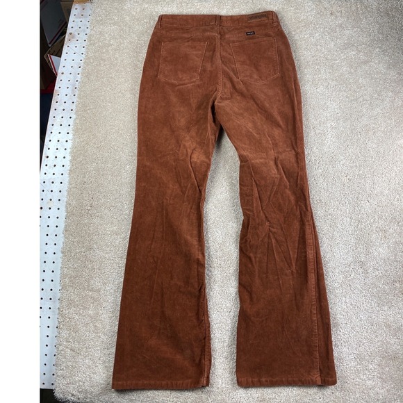 Wrangler High Rise Fierce Flare Corduroy Pants Rust Brown 10x32 112324954 - Picture 6 of 11
